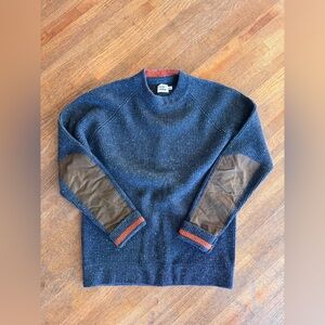 men’s huckberry flint & tinder sweater. size large.